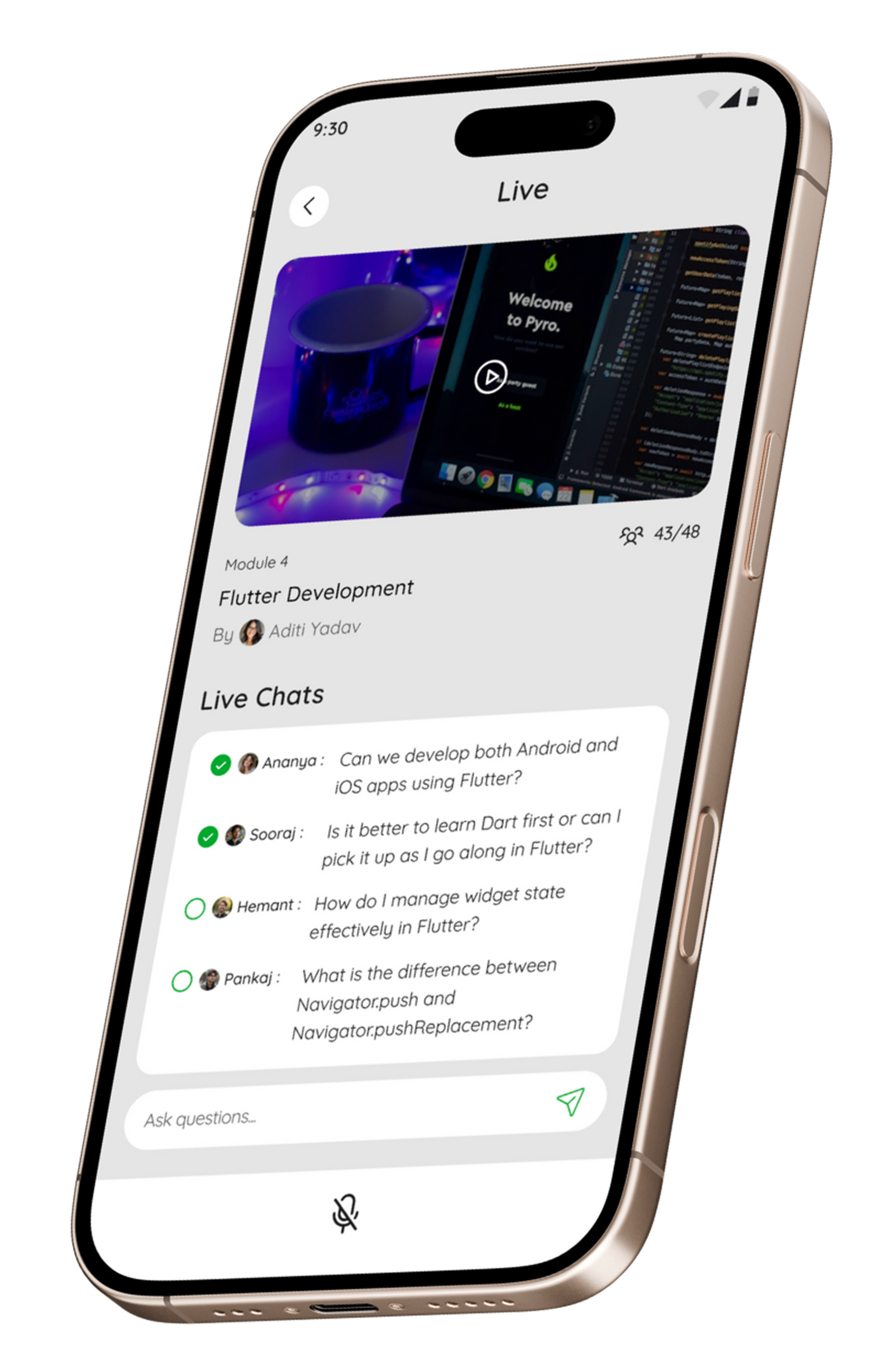 Interactive Live Classes